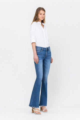 Kim Mid Rise Flare Jeans from Jeans collection you can buy now from Fashion And Icon online shop