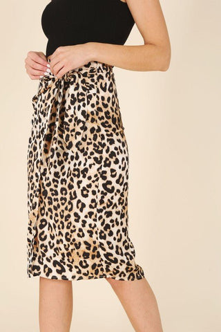 Leopard Print Midi Skirt from Midi Skirts collection you can buy now from Fashion And Icon online shop