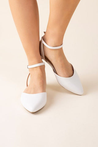 LINDEN-S Ankle Strap Flats from collection you can buy now from Fashion And Icon online shop