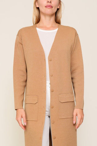 Long Cardigan With Buttons from Cardigans collection you can buy now from Fashion And Icon online shop