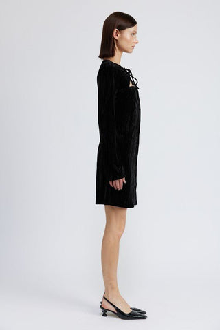 Long Sleeve Velvet Mini Dress from Mini Dresses collection you can buy now from Fashion And Icon online shop