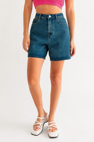 Mid Length Denim Shorts from Denim Shorts collection you can buy now from Fashion And Icon online shop