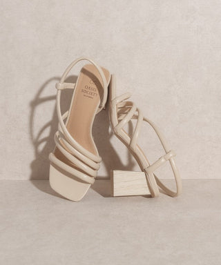 OASIS SOCIETY Ashley - Wooden Heel Sandal from collection you can buy now from Fashion And Icon online shop