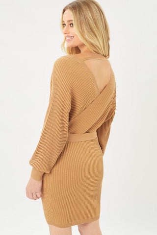 Off Shoulder Knit Dress from Mini Dresses collection you can buy now from Fashion And Icon online shop