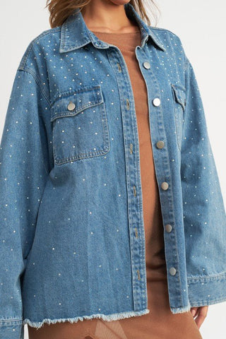 Oversized Denim Jacket from Denim Jackets collection you can buy now from Fashion And Icon online shop