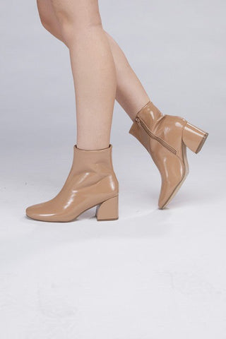 Patent Leather Boots from Booties collection you can buy now from Fashion And Icon online shop