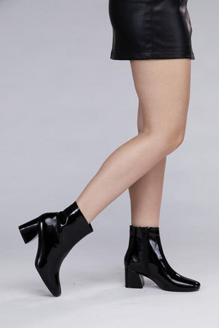 Patent Leather Boots from Booties collection you can buy now from Fashion And Icon online shop