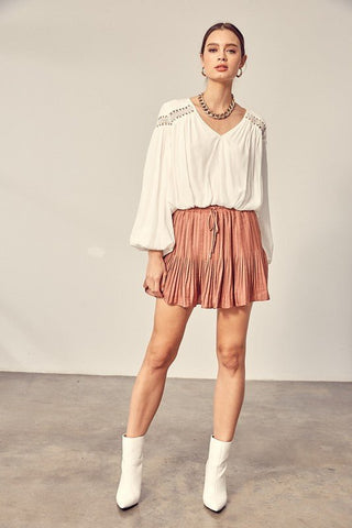 Pleated Skort from Skorts collection you can buy now from Fashion And Icon online shop