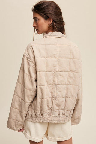 Quilted Denim Jacket from collection you can buy now from Fashion And Icon online shop