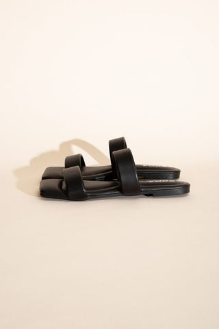 RAMSEY-S Double Strap Slides from collection you can buy now from Fashion And Icon online shop