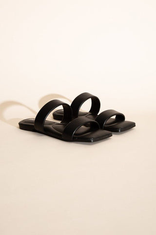 RAMSEY-S Double Strap Slides from collection you can buy now from Fashion And Icon online shop