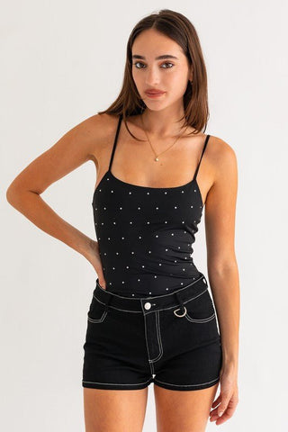 Rhinestone Bodysuit from Bodysuits collection you can buy now from Fashion And Icon online shop