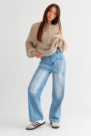 Ribbed Knit Sweater from Sweaters collection you can buy now from Fashion And Icon online shop