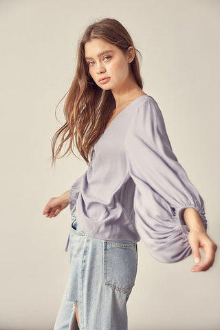 Ruched Tie Front Crop Top from Blouses collection you can buy now from Fashion And Icon online shop