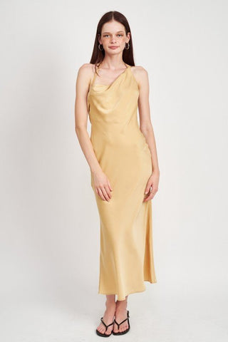 Satin Maxi Slip Dress from Maxi Dresses collection you can buy now from Fashion And Icon online shop