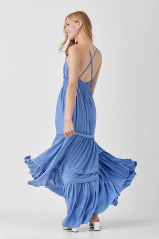 Sleeveless V Neck Maxi Dress from Maxi Dresses collection you can buy now from Fashion And Icon online shop