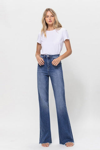 Super High Waisted Flare Jeans from Jeans collection you can buy now from Fashion And Icon online shop