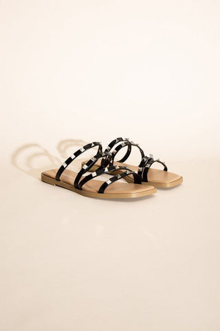 Black Slide Sandals