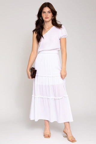 Tiered Maxi Skirt from Maxi Skirts collection you can buy now from Fashion And Icon online shop