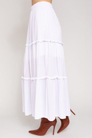 Tiered Maxi Skirt from Maxi Skirts collection you can buy now from Fashion And Icon online shop