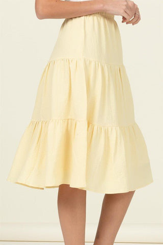 Tiered Midi Skirt from Midi Skirts collection you can buy now from Fashion And Icon online shop