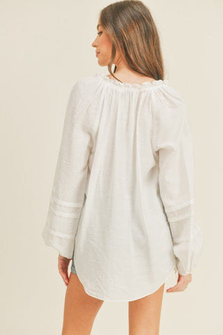 V Neck Button Up Shirt from Blouses collection you can buy now from Fashion And Icon online shop