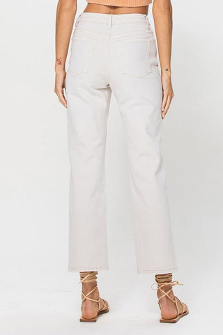 White Straight Jeans from Jeans collection you can buy now from Fashion And Icon online shop