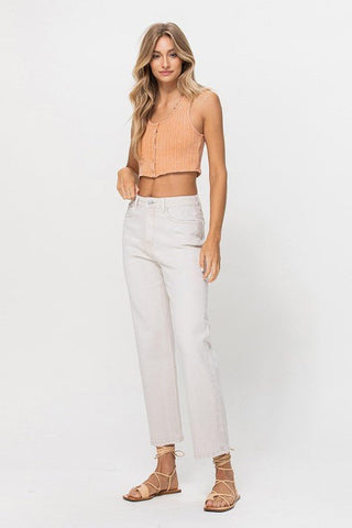 White Straight Jeans from Jeans collection you can buy now from Fashion And Icon online shop