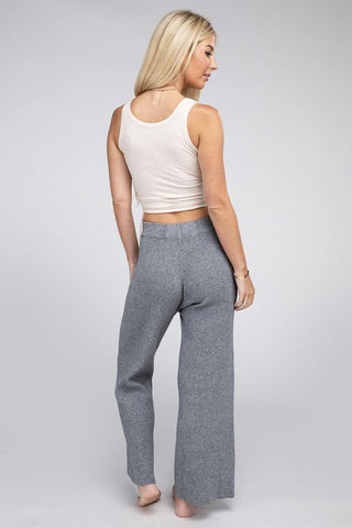 Wide Leg Knit Pants from Pants collection you can buy now from Fashion And Icon online shop